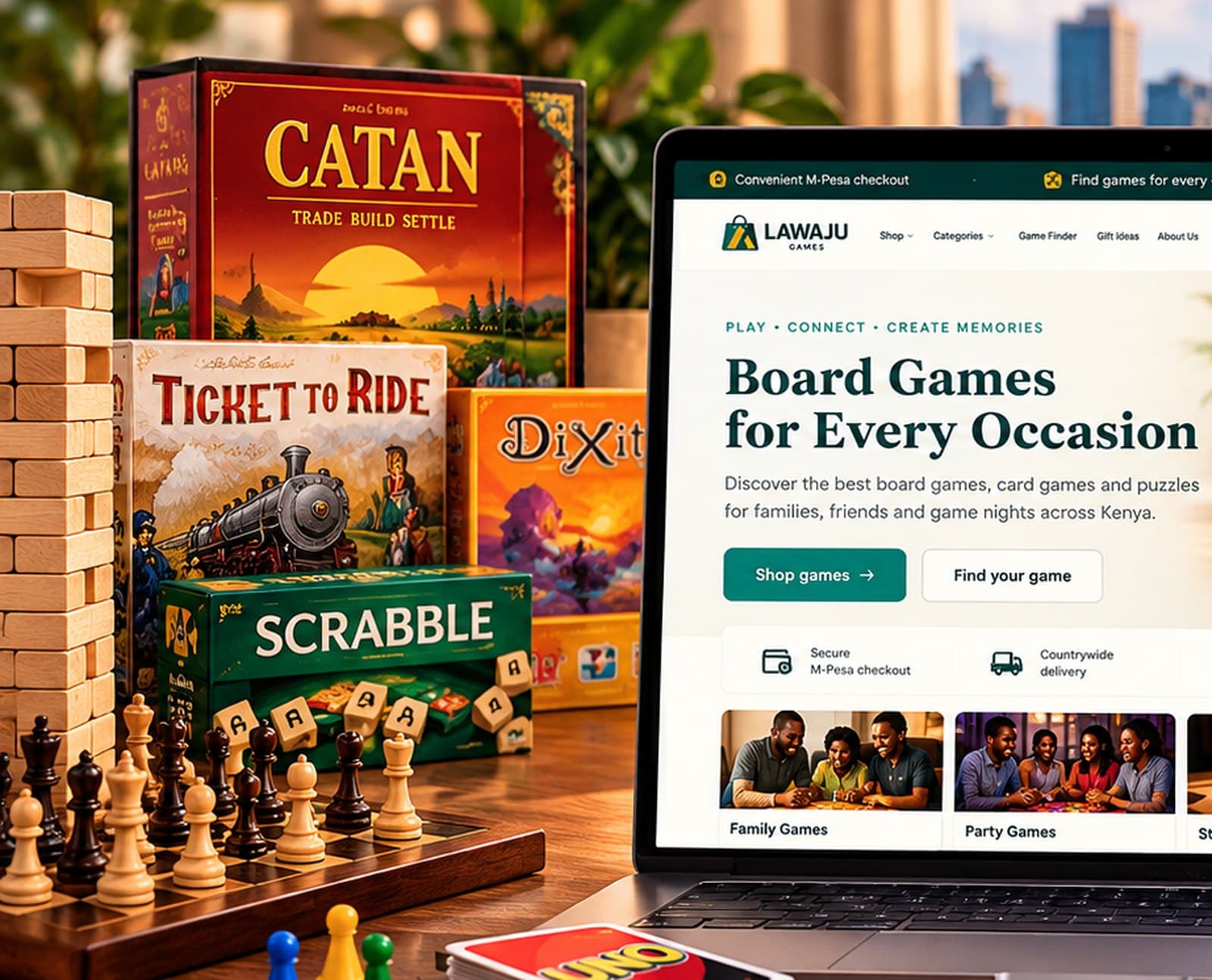 A curated collection of board games and puzzles